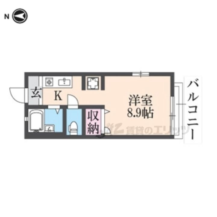 ディアス北花山?105の間取り