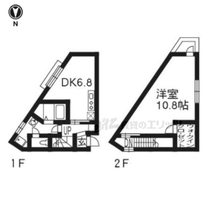 大阪府枚方市小倉町(一戸建)の賃貸物件101の間取り