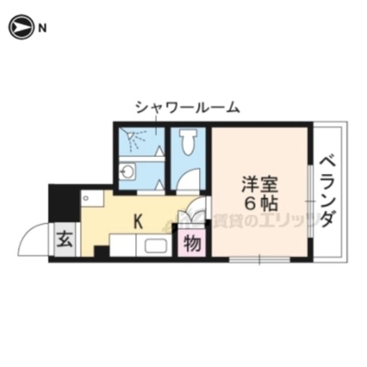 アメニティ久保田303の間取り