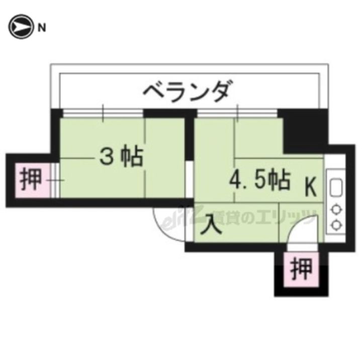 牧定荘3の間取り