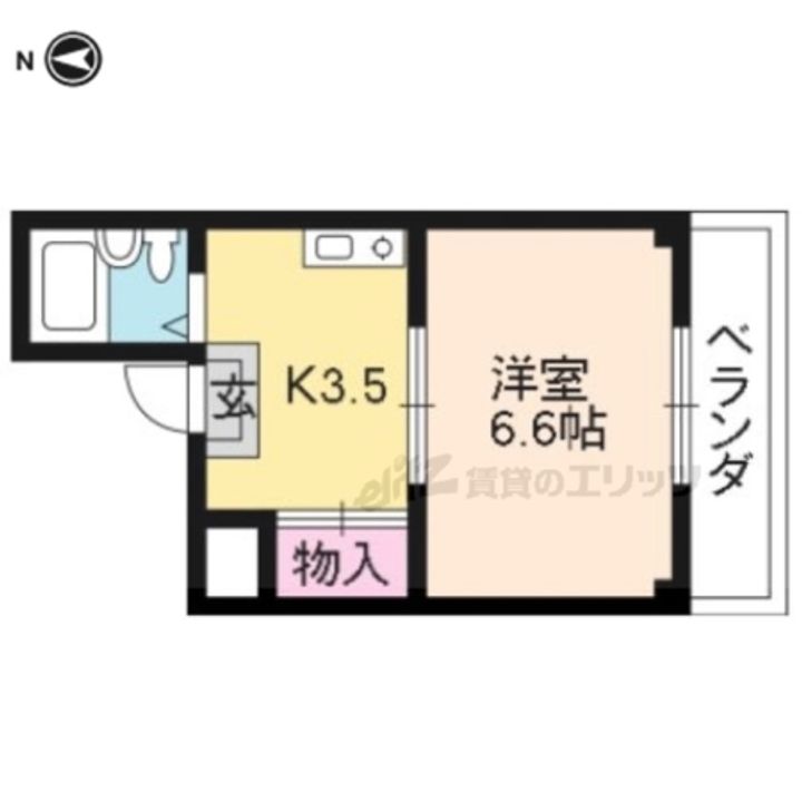 ジュエリーハイツ301の間取り