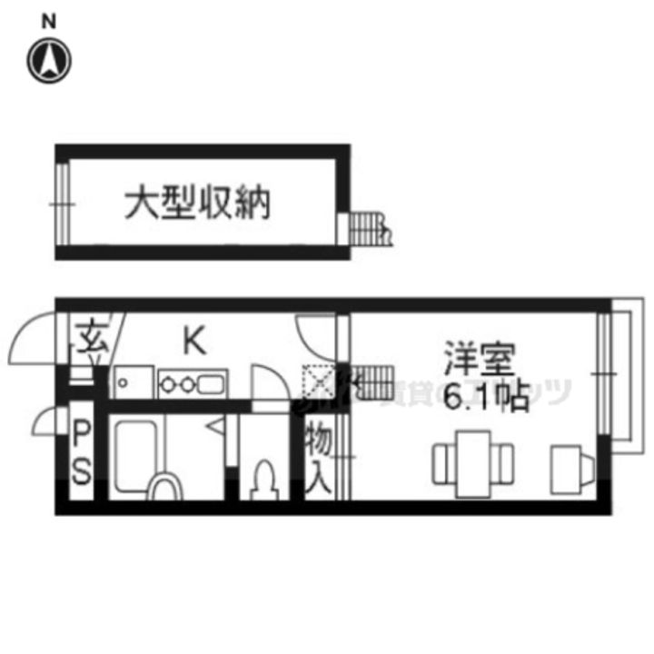 レオパレス紅雪南の間取り