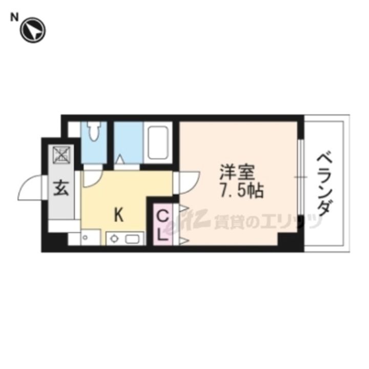 LAKE SQUAREー?309の間取り