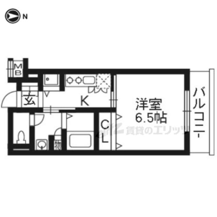マンションロードウェイ403の間取り