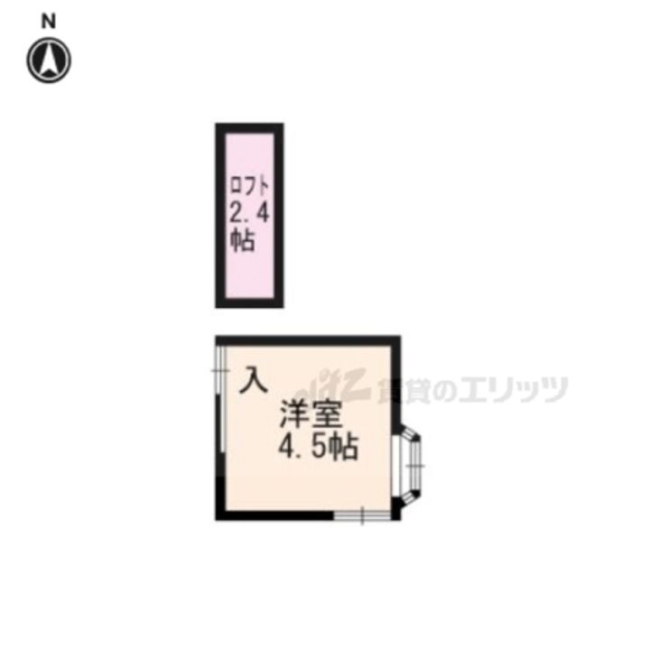 今出川シェアハウス201の間取り
