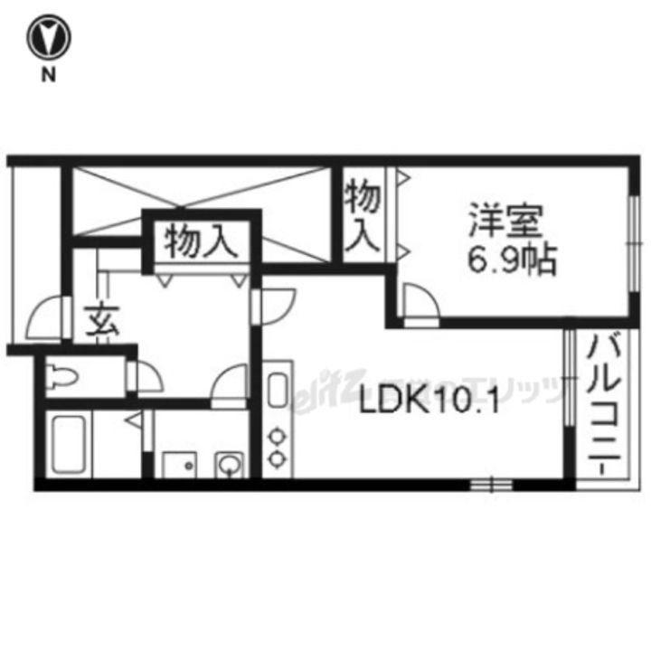サンプレス比叡102の間取り
