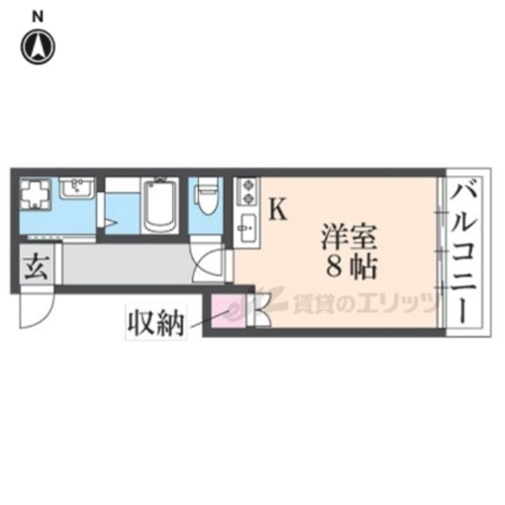 コーポヒロ2Fの間取り