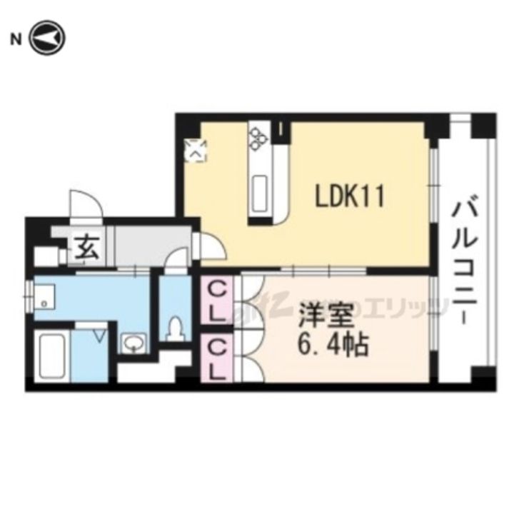 セレンディピティ201の間取り