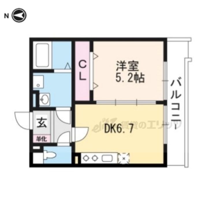 KTIレジデンス桃山の間取り