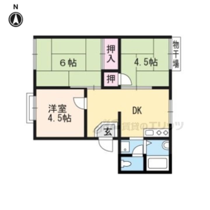 フォーブルM202の間取り