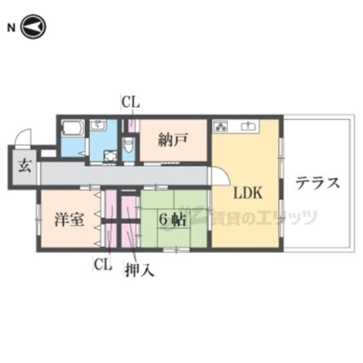 LOTUS GRANDE MARUTAMACHI101の間取り