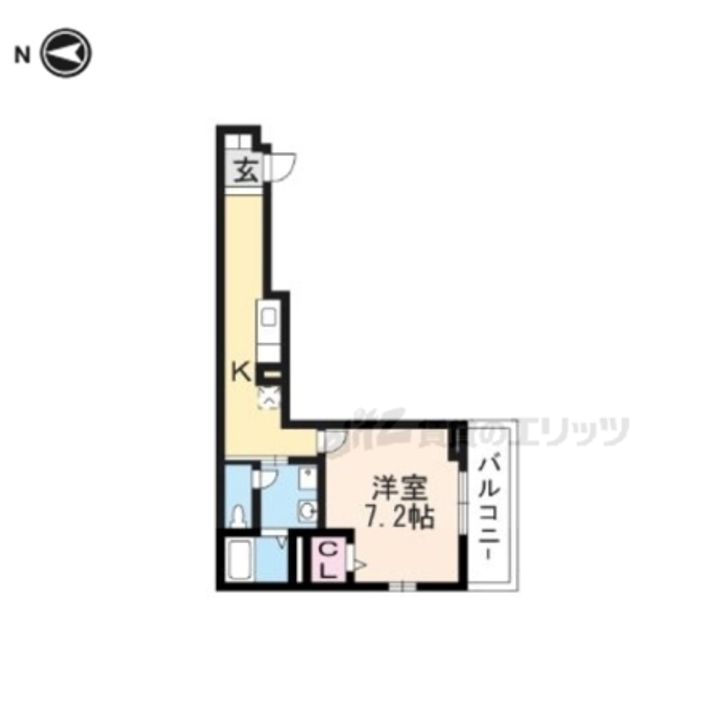 パラッツオ城陽の間取り