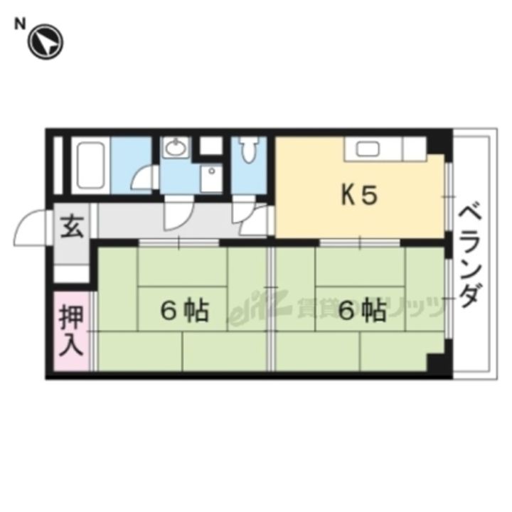 市兵衛第一ビル406の間取り