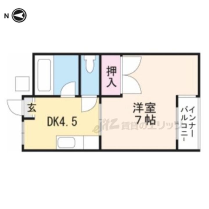 ハイツマツモト303の間取り