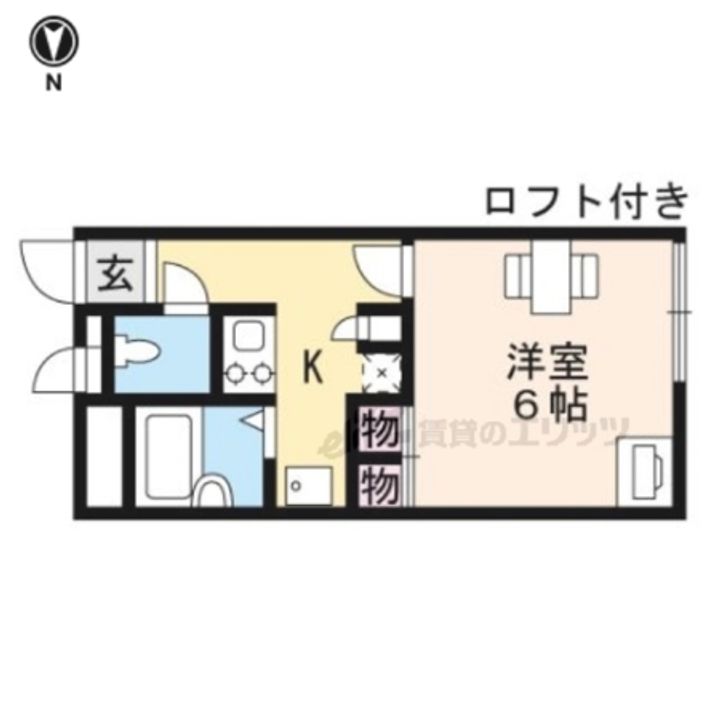 レオパレス妙法寺203の間取り