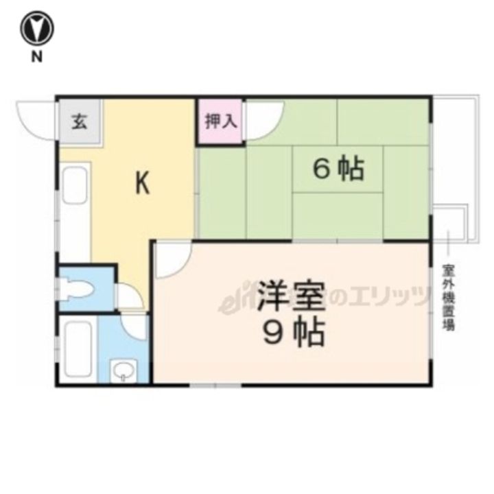 唐崎グリーンハイツの間取り