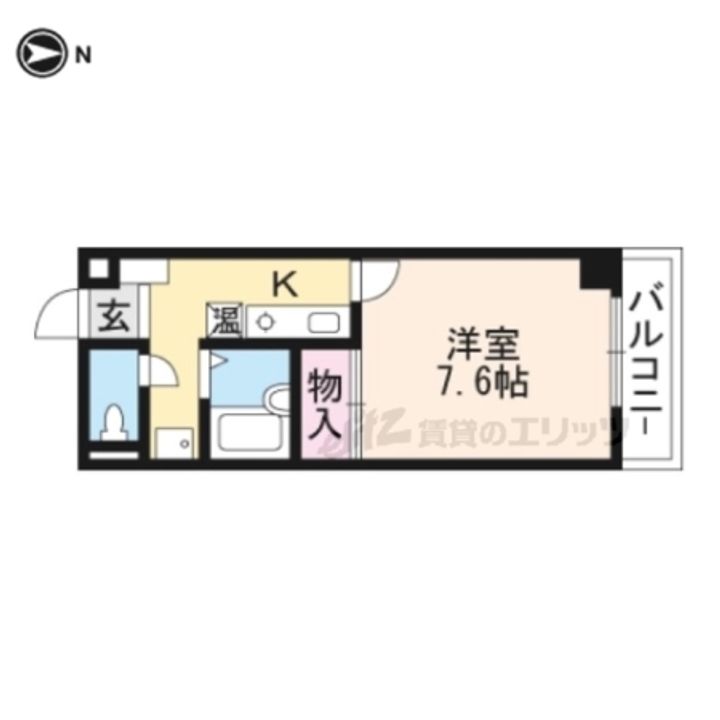 マジェスト旭の間取り