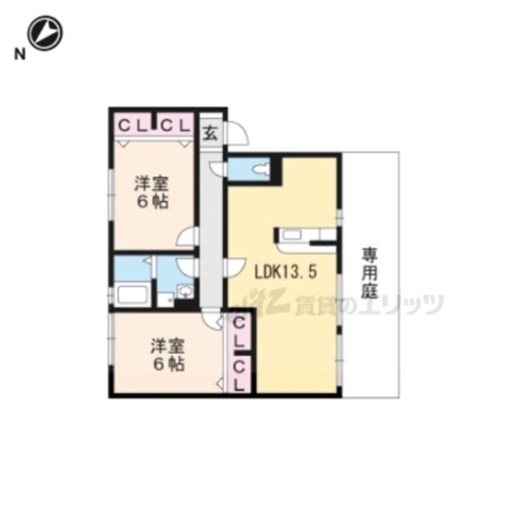 ドリームスクエアE棟の間取り