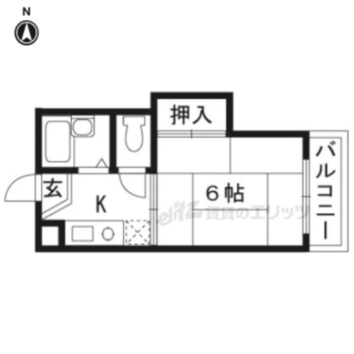 シティハイツ202の間取り