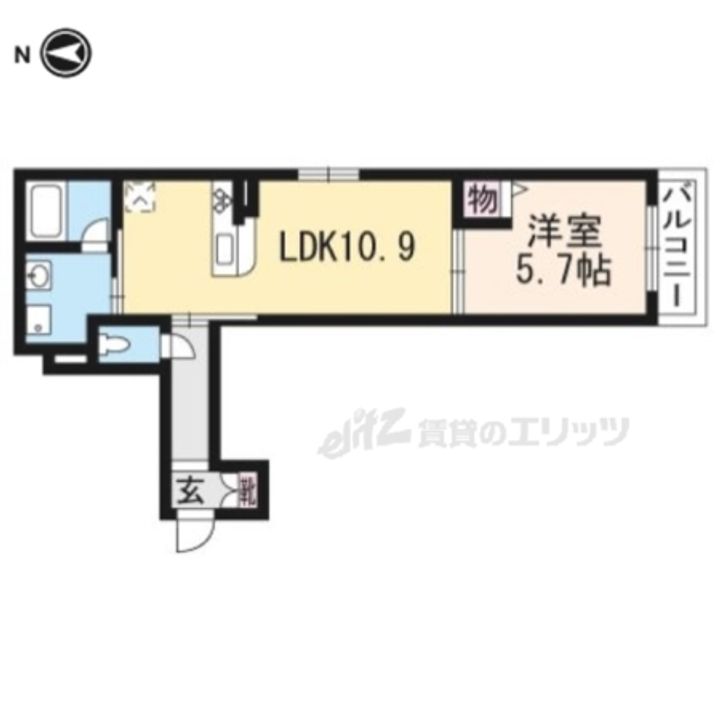 イストワール御池202の間取り