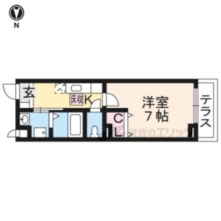 アロッジオ指月の間取り