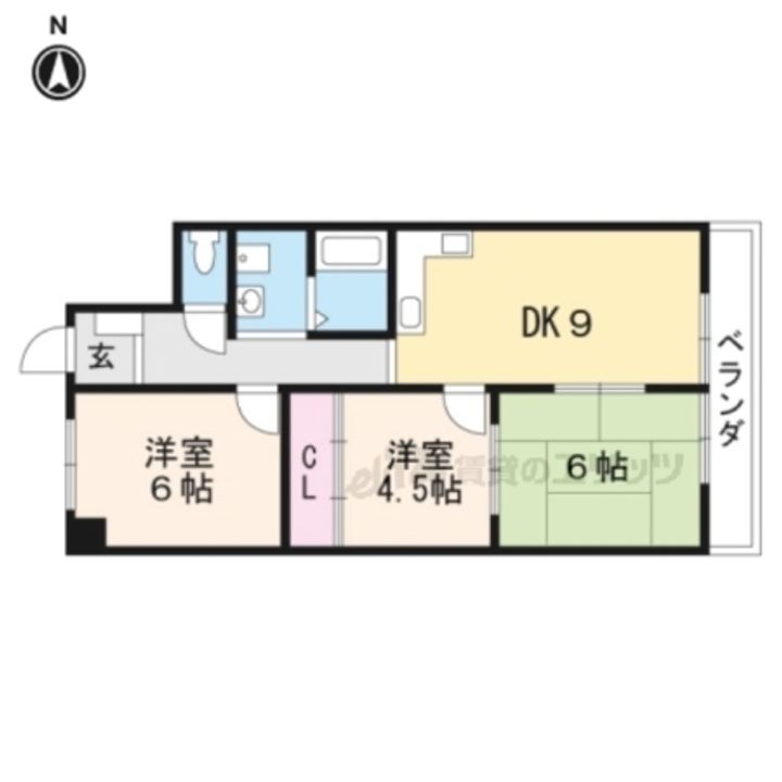 エールコナン3-Cの間取り