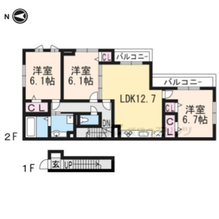 T’Sスクエア下鴨の間取り