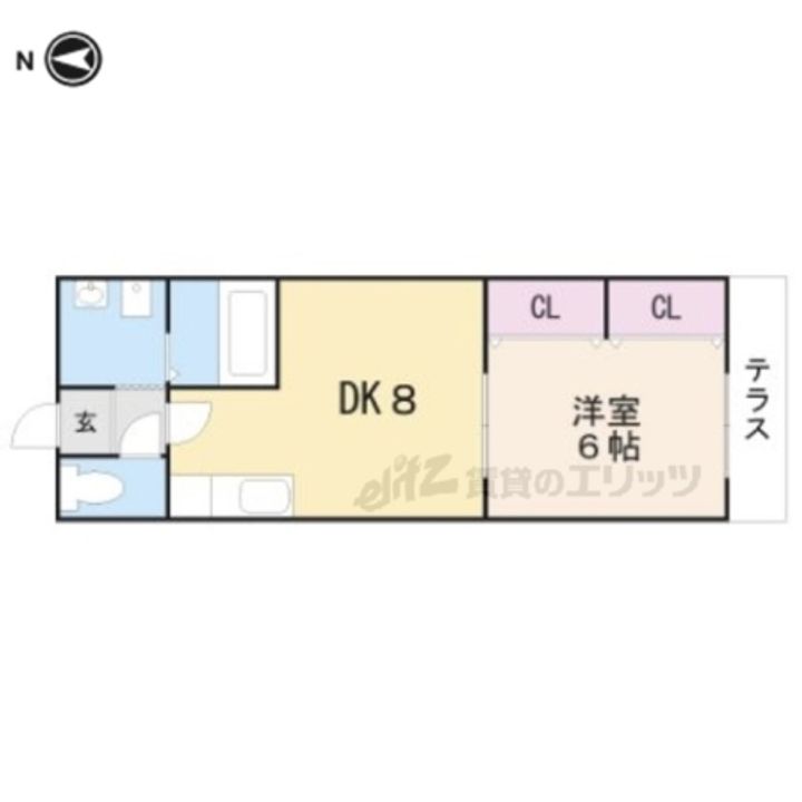 セイコーズマンション日野105の間取り