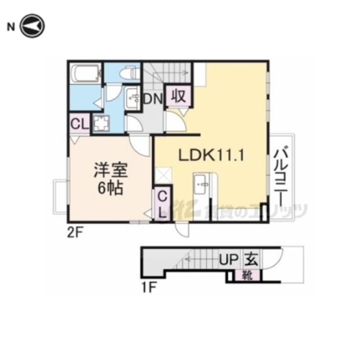 プラスドサンテ・トロワ201の間取り