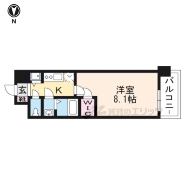 エスリード京都梅小路の間取り