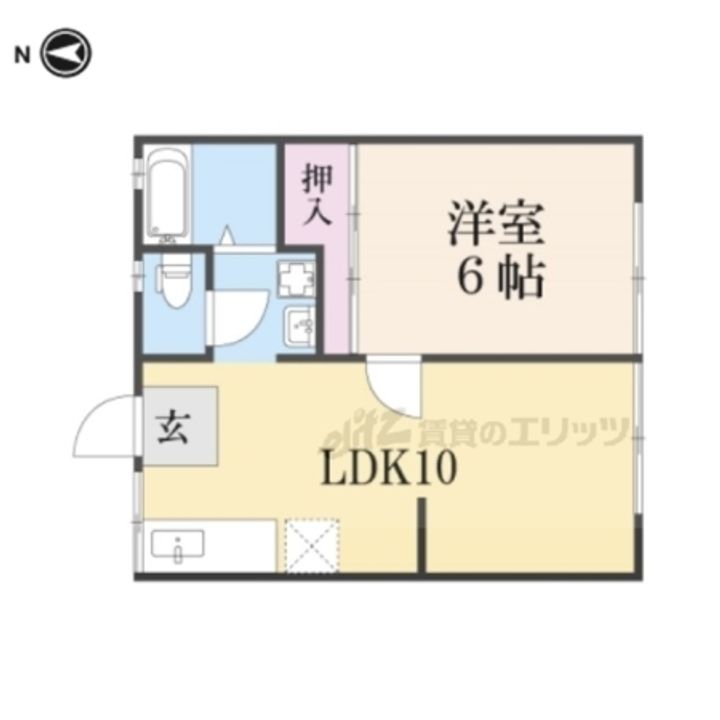 パナハイツ フェリカ202の間取り