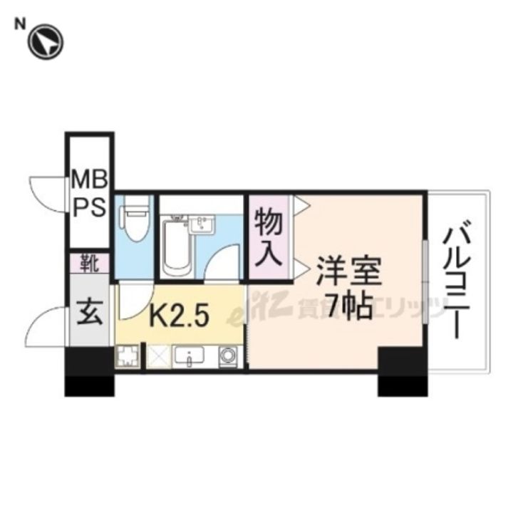 サンタウン竹鼻Aの間取り