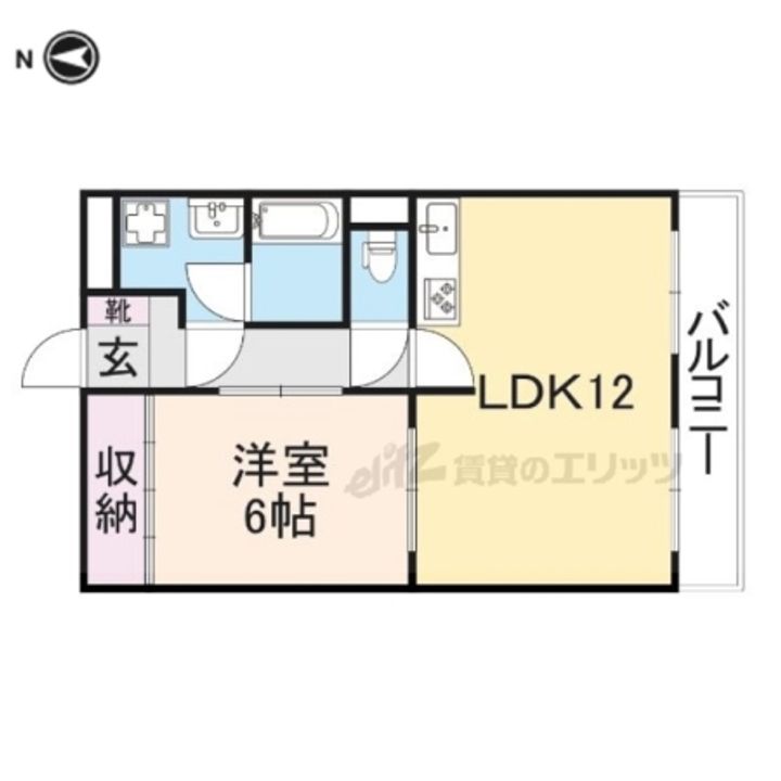 サンプラザ南京終の間取り