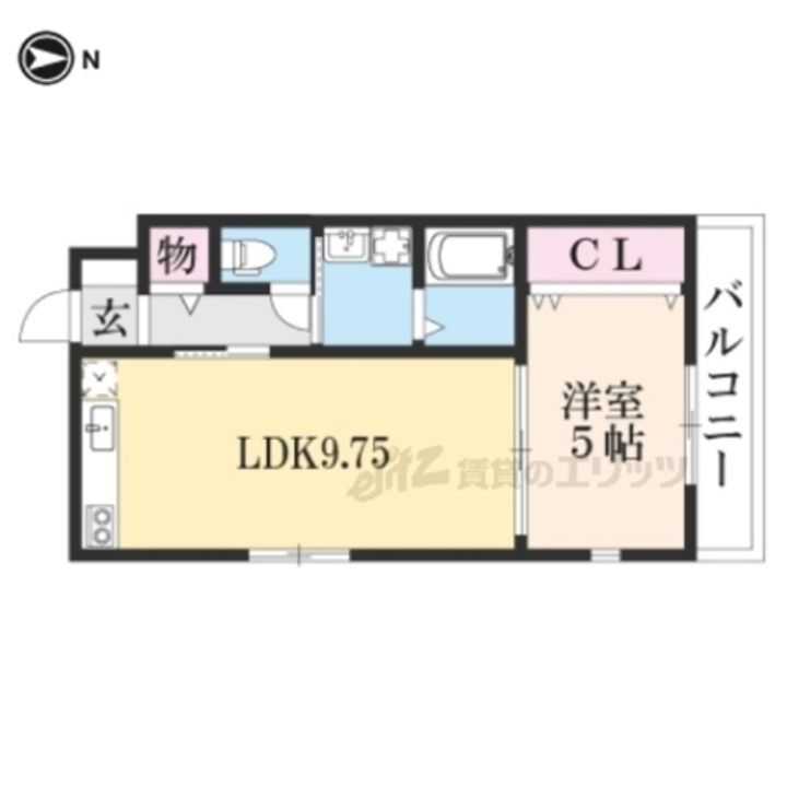 シエルグランデ招堤元町?の間取り