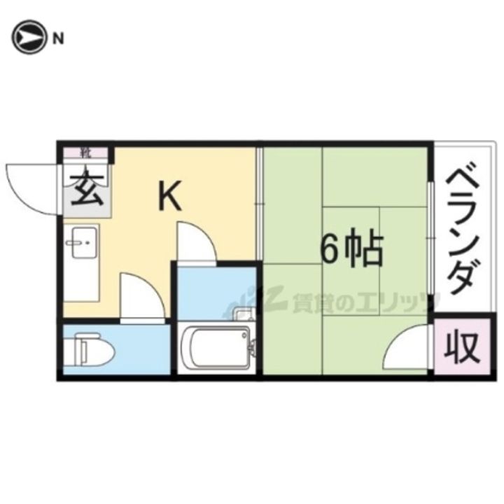 寿ハイツ306の間取り