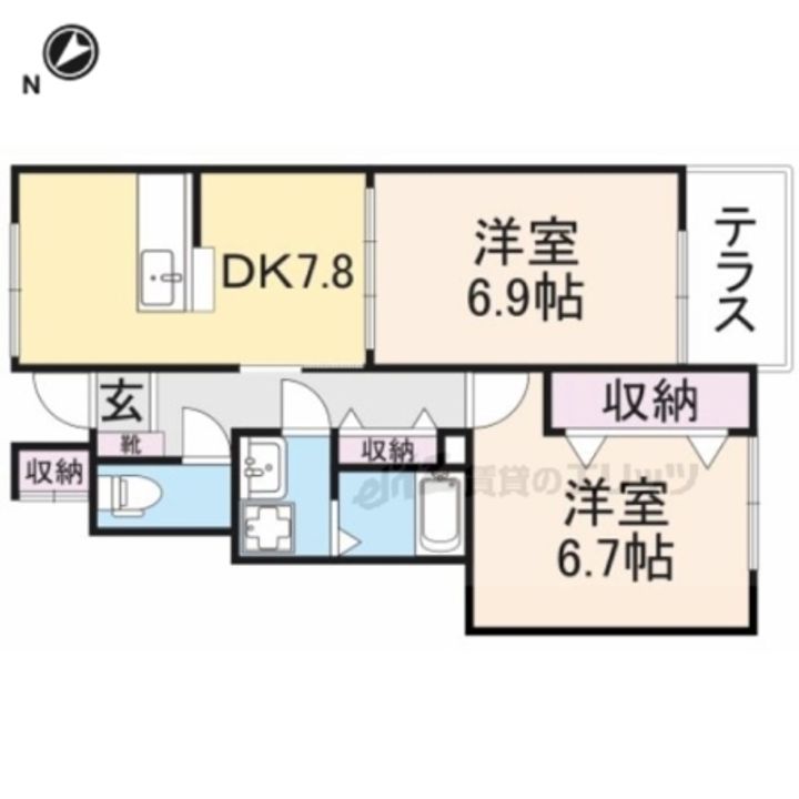 ア・ラ・モード?205の間取り