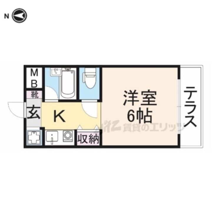 ウィンライフ若草山103の間取り