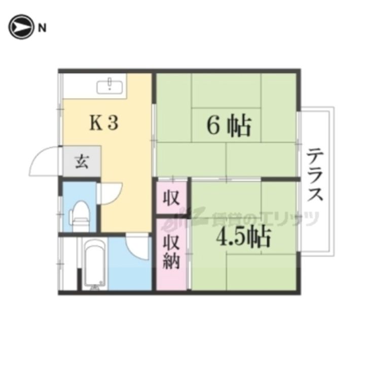 鳩マンションの間取り
