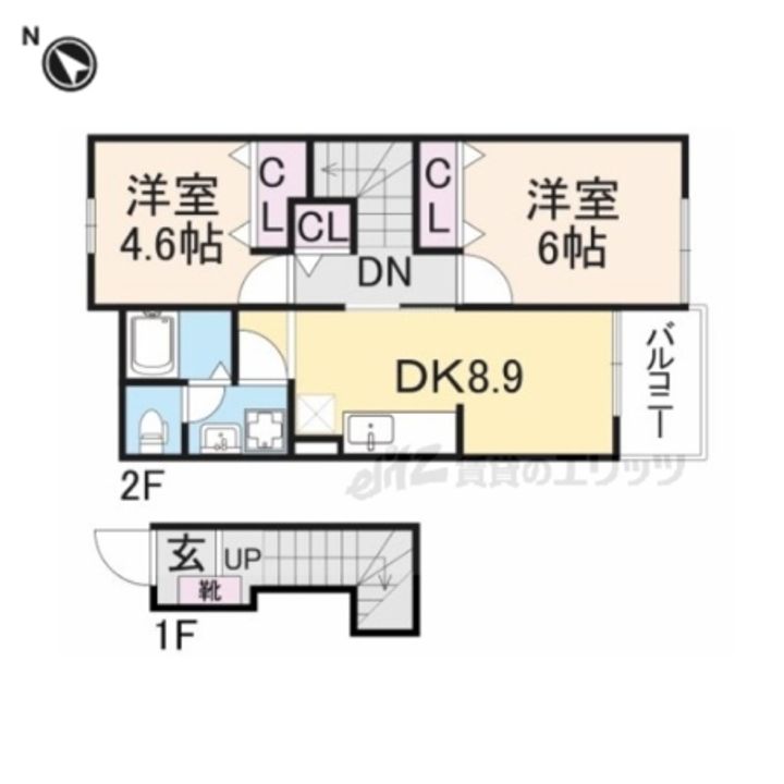 コンド・クラタニ202の間取り