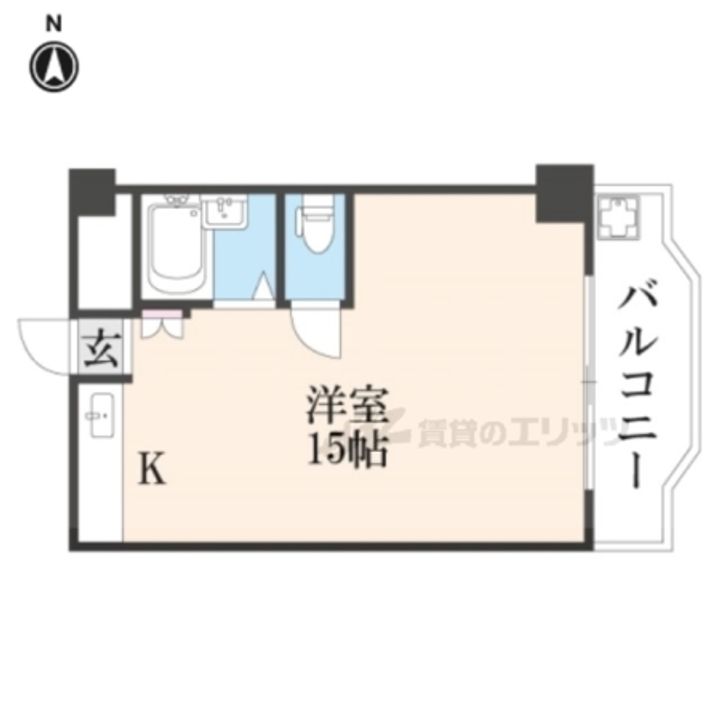 ビクトワール桜井301の間取り