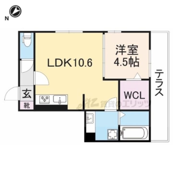 シャルール106の間取り