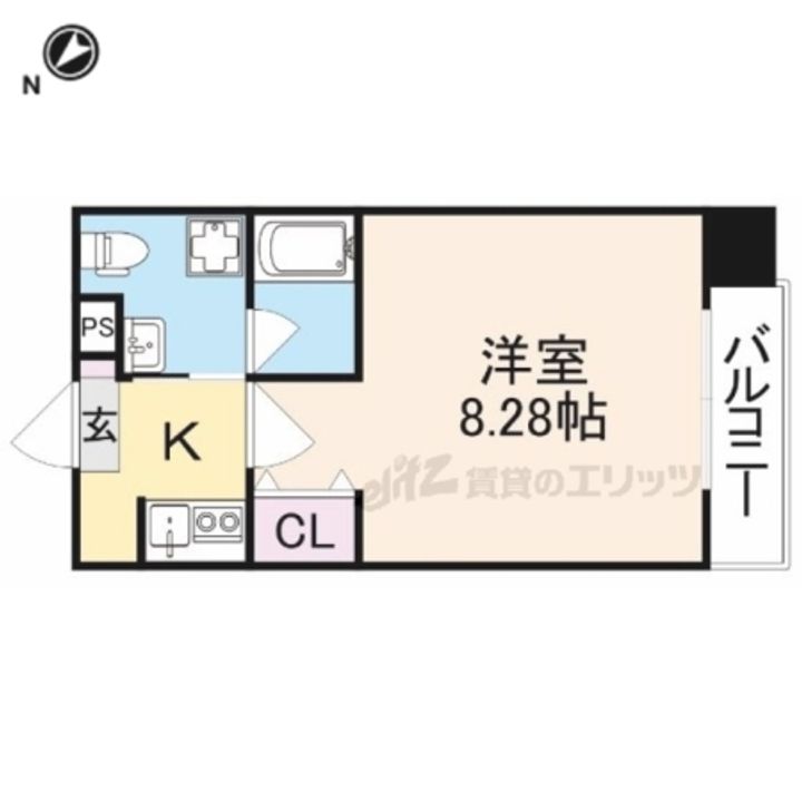 プラ・ディオ交野901の間取り