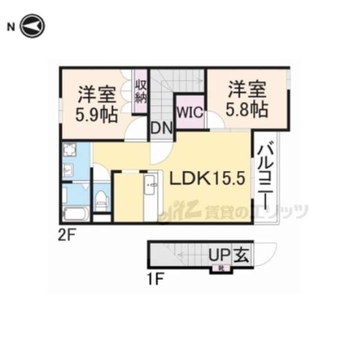 美・ボンヌールの間取り