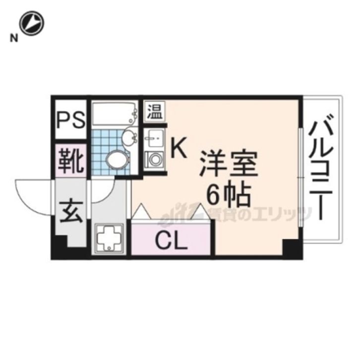 クレールヒロタ?105の間取り