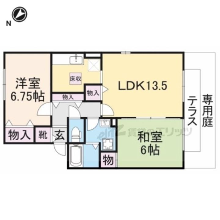 グランシャリオA棟の間取り