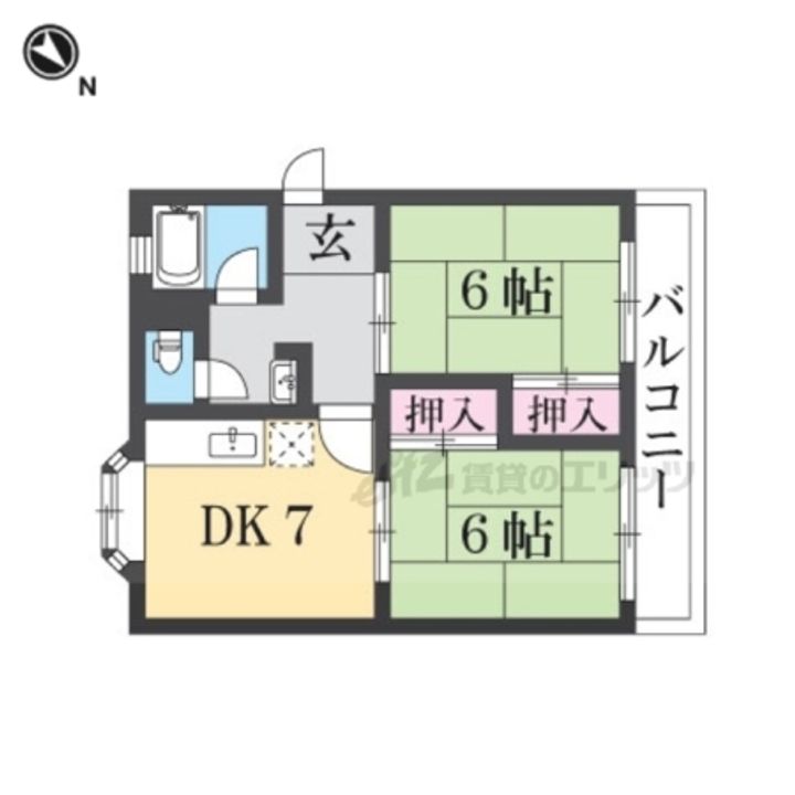 第2ネオコーポ杉田の間取り