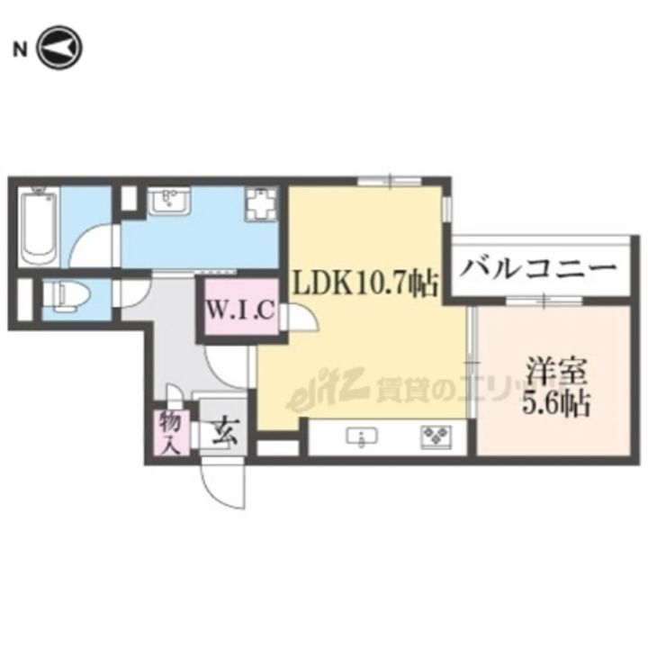 シャーメゾンSAITO302の間取り