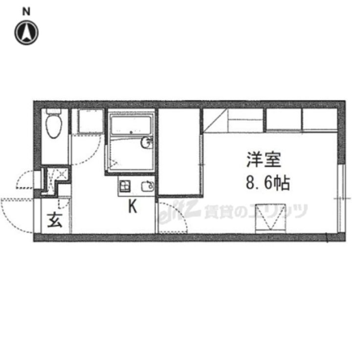 レオパレスアスカの間取り