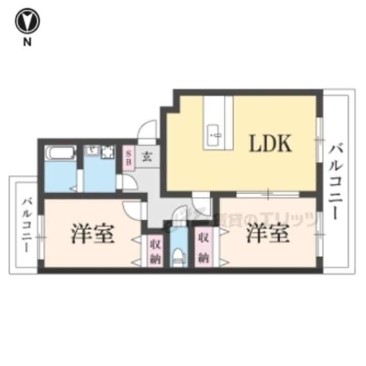 ラメゾンAOYAMA203の間取り