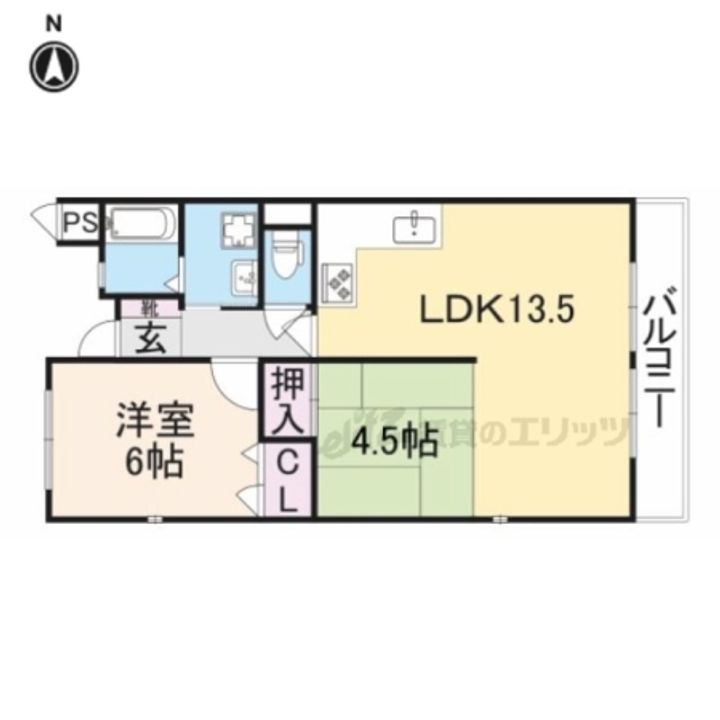 DOMEマツイ203の間取り